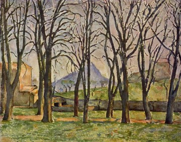  cézanne - Châtaigniers au Jas de Bouffan Paul Cézanne